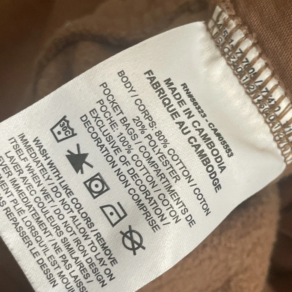 Air Jordan Brooklyn Fleece Sweatpants Joggers Men's Small FV7277 223 Tan